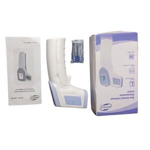 Non-Contact Infrared Thermometer Ideal for Home Use - White and Blue